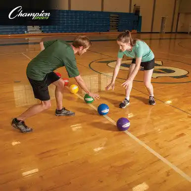 Champion Sports Rxd7 7’’ Rhino Skin Low Bounce Dodgeball - Set