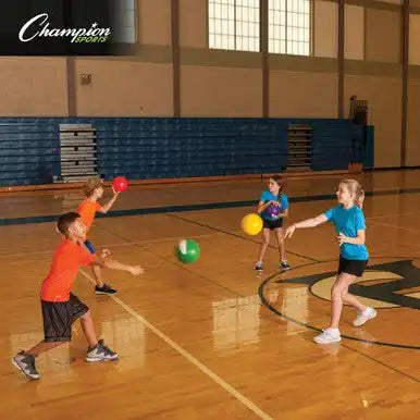 Champion Sports Rxd7 7’’ Rhino Skin Low Bounce Dodgeball - Set