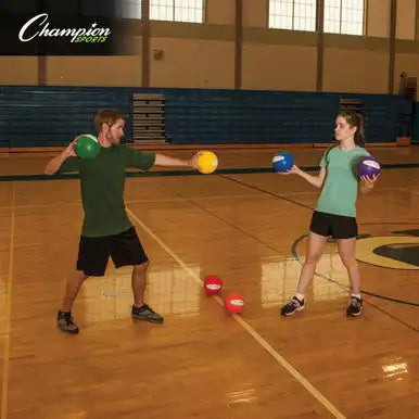 Champion Sports Rxd7 7’’ Rhino Skin Low Bounce Dodgeball - Set