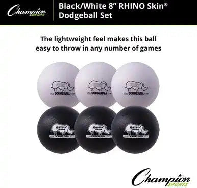 Champion Sports Rxd8 8’’ Rhino Skin Dodgeball - Set