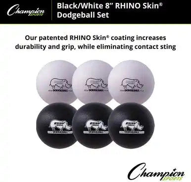 Champion Sports Rxd8 8’’ Rhino Skin Dodgeball - Set