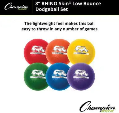Champion Sports Rxd8 8’’ Rhino Skin Dodgeball - Set