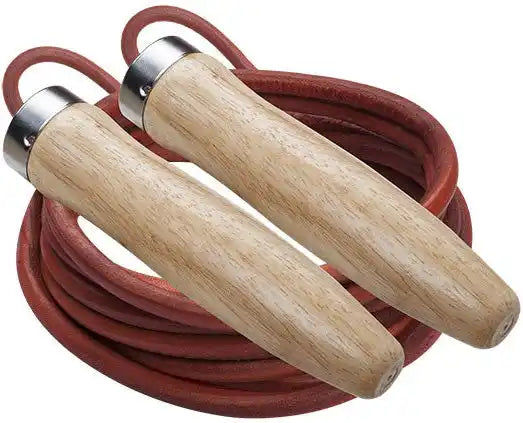 Champion Sports S7 Heavy-weight Leather Ball Bearing Jump Rope - Ea - 9’ l