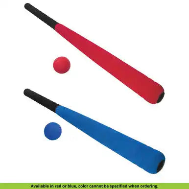 Champion Sports Sb2 Foam Covered Bat and Ball - Ea