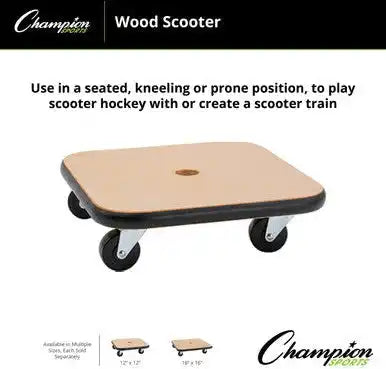 Champion Sports Scwb Wood Scooter - Ea