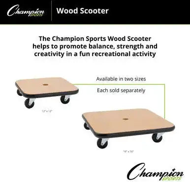 Champion Sports Scwb Wood Scooter - Ea