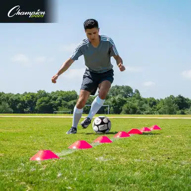 Champion Sports Scx Saucer Field Cone - Set - of 48 in Six Assorted Colors
