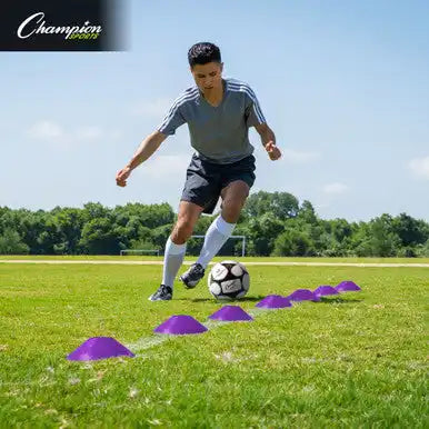 Champion Sports Scx Saucer Field Cone - Set - of 48 in Six Assorted Colors