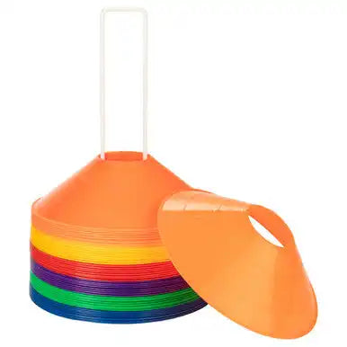 Champion Sports Scx Saucer Field Cone - Set - of 48 in Six Assorted Colors