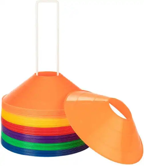 Champion Sports Scx Saucer Field Cone - Set - of 48 in Six Assorted Colors