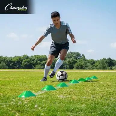 Champion Sports Scx Saucer Field Cone - Set - of 48 in Six Assorted Colors