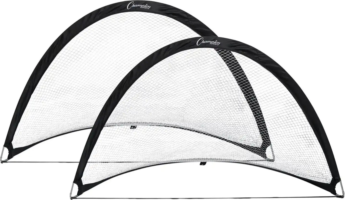 Champion Sports Sg Extreme Soccer Portable Pop-up Goals - Pr - 6’ x 4’