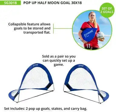 Champion Sports Sg Extreme Soccer Portable Pop-up Goals - Pr