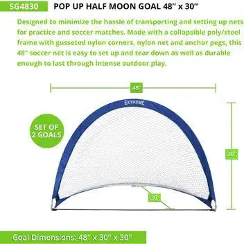 Champion Sports Sg Extreme Soccer Portable Pop-up Goals - Pr