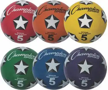 Champion Sports Srb Rubber Cover Soccer Ball - Ea