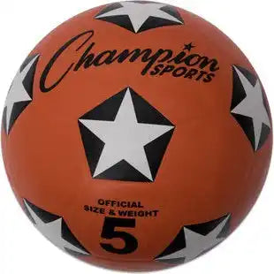 Champion Sports Srb Rubber Cover Soccer Ball - Ea