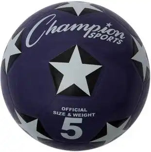 Champion Sports Srb Rubber Cover Soccer Ball - Ea