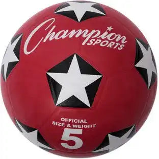 Champion Sports Srb Rubber Cover Soccer Ball - Ea