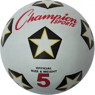 Champion Sports Srb Rubber Cover Soccer Ball - Ea