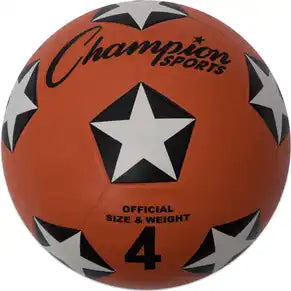 Champion Sports Srb Rubber Cover Soccer Ball - Ea