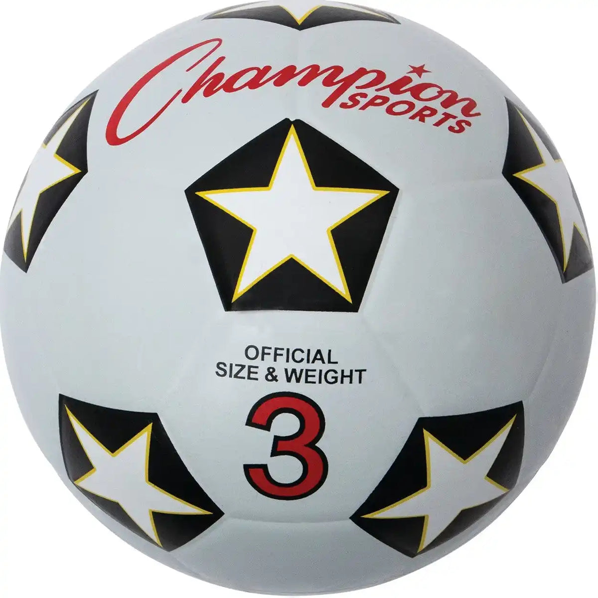 Champion Sports Srb Rubber Cover Soccer Ball - Ea - Size 3