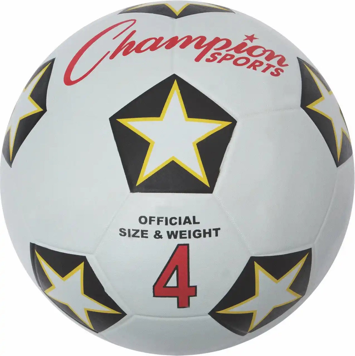 Champion Sports Srb Rubber Cover Soccer Ball - Ea - Size 4
