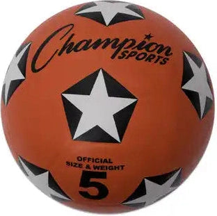 Champion Sports Srb Rubber Cover Soccer Ball - Set