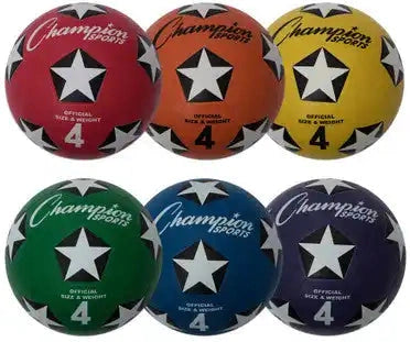 Champion Sports Srb Rubber Cover Soccer Ball - Set