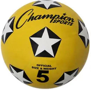 Champion Sports Srb Rubber Cover Soccer Ball - Set
