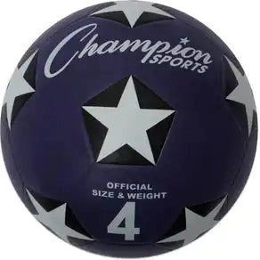 Champion Sports Srb Rubber Cover Soccer Ball - Set