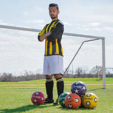 Champion Sports Srb Rubber Cover Soccer Ball - Set