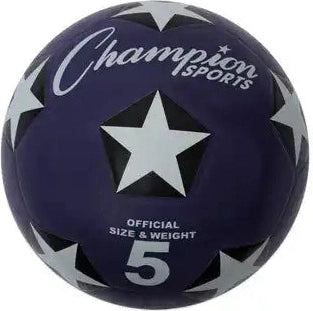 Champion Sports Srb Rubber Cover Soccer Ball - Set