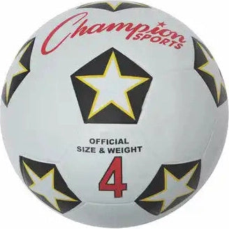 Champion Sports Srb Rubber Cover Soccer Ball - Set