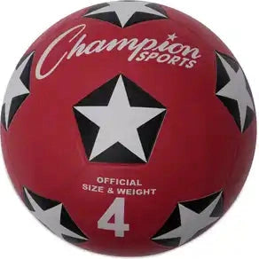 Champion Sports Srb Rubber Cover Soccer Ball - Set