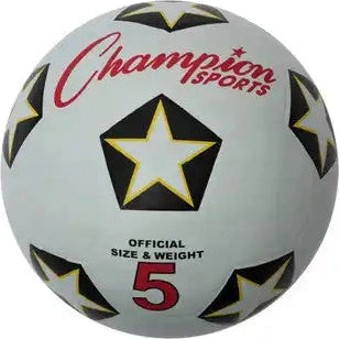 Champion Sports Srb Rubber Cover Soccer Ball - Set