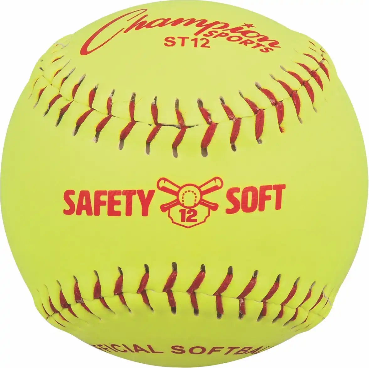 Champion Sports St Safety Softballs - Doz - 12’’