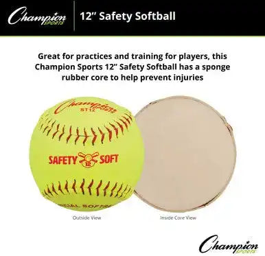 Champion Sports St Safety Softballs - Doz
