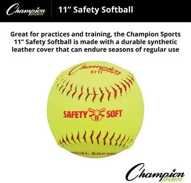 Champion Sports St Safety Softballs - Doz