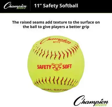 Champion Sports St Safety Softballs - Doz