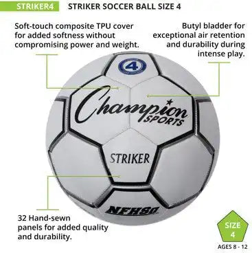 Champion Sports Striker Striker Soccer Ball - Ea