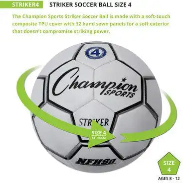Champion Sports Striker Striker Soccer Ball - Ea