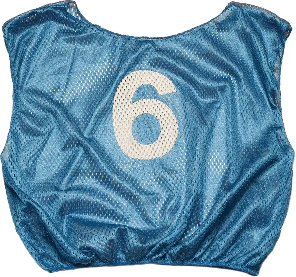 Champion Sports Svywn Numbered Scrimmage Vest Youth - Doz - Blue