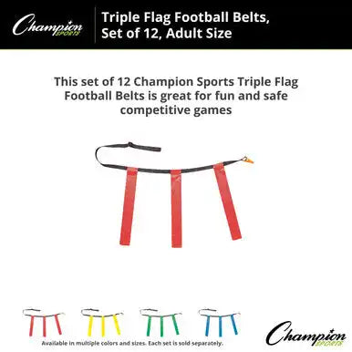 Champion Sports Tffa Triple Flag Football Adult - Doz