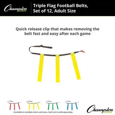 Champion Sports Tffa Triple Flag Football Adult - Doz