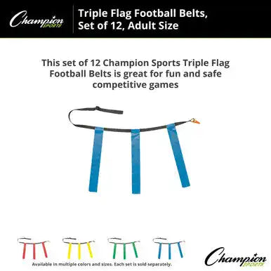 Champion Sports Tffa Triple Flag Football Adult - Doz