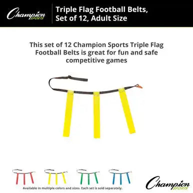Champion Sports Tffa Triple Flag Football Adult - Doz