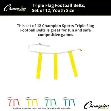 Champion Sports Tffy Triple Flag Football Youth - Doz