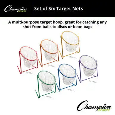 Champion Sports Tnm1 Target Net - Set - of Six