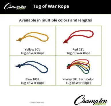 Champion Sports Twr Tug-of-war Rope - Ea