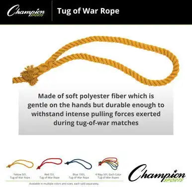 Champion Sports Twr Tug-of-war Rope - Ea